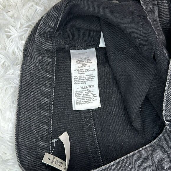 NWT Madewell Rigid Denim High-Waist Straight Mini Skirt in Berridge Wash size 25 - Picture 11 of 13